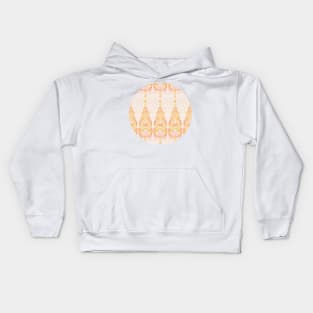 Boho Sunset Doodle Kids Hoodie